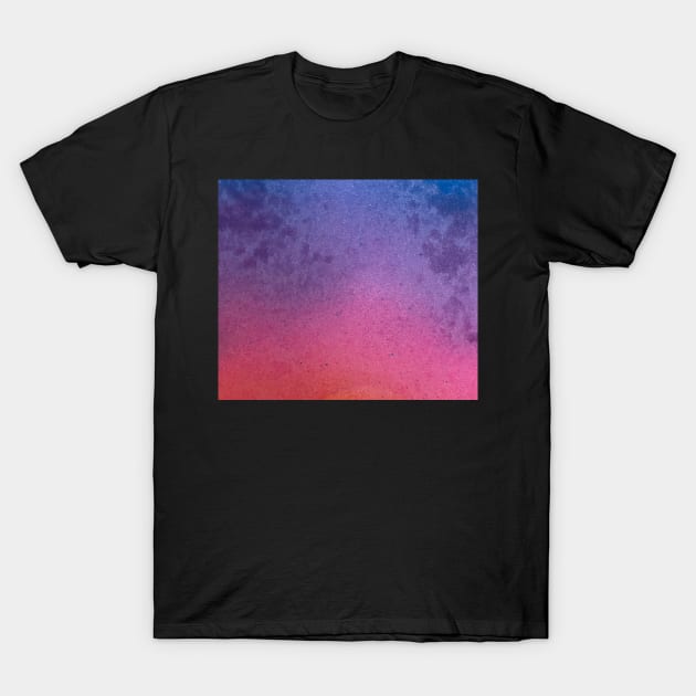 Textured Sunset T-Shirt by Lady Lilac